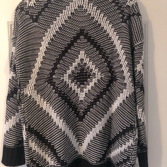 Elegant Jacket Coat Black/White - NEW - Picture 2 of 4